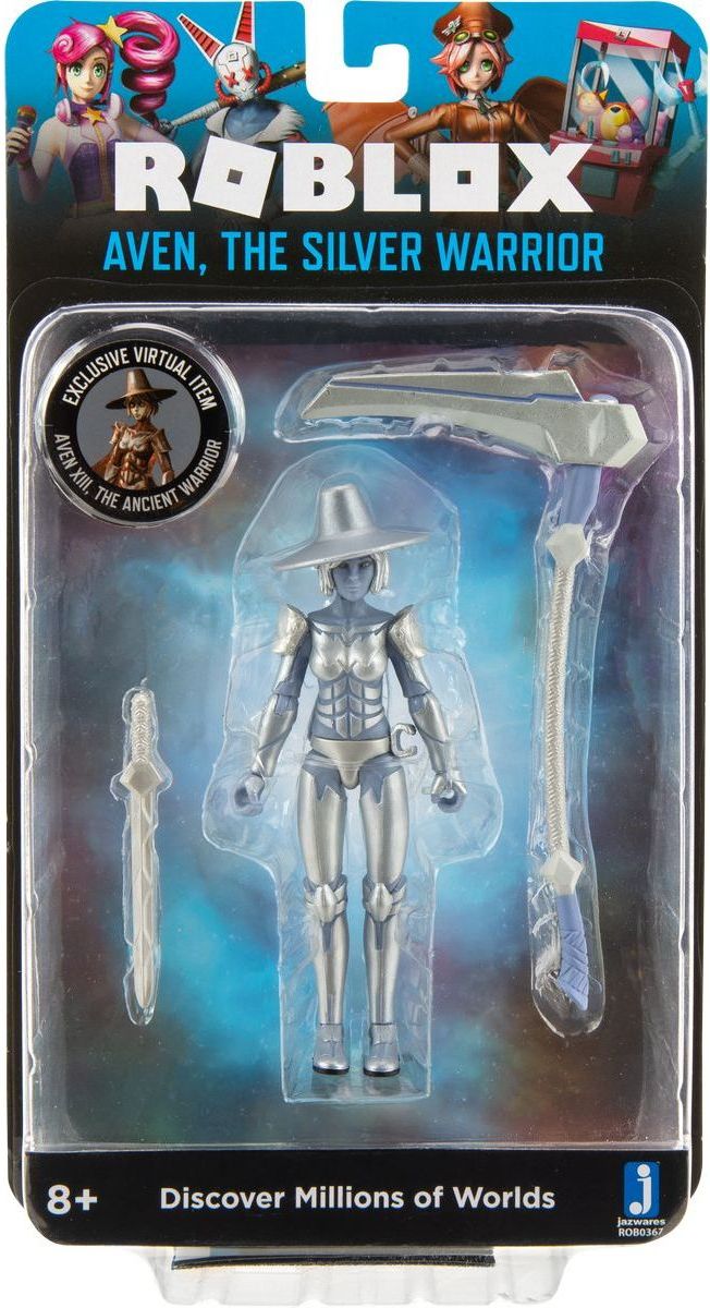 TM Toys Roblox Imagination Aven The Silver Warrior W8 a 1 kus příslušenství - obrázek 5
