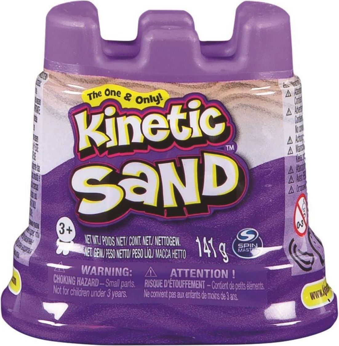 Kinetic Sand samostatná tuba fialová - obrázek 1