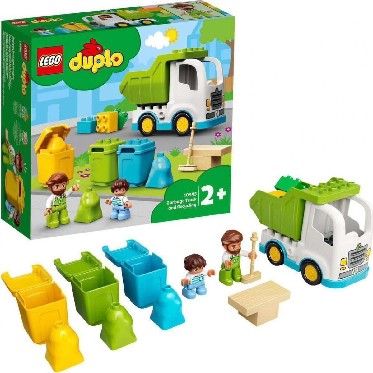 LEGO® DUPLO® Town 10945 Popelářský vůz a recyklování - obrázek 1