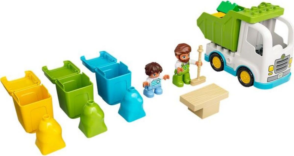 LEGO® DUPLO® Town 10945 Popelářský vůz a recyklování - obrázek 2