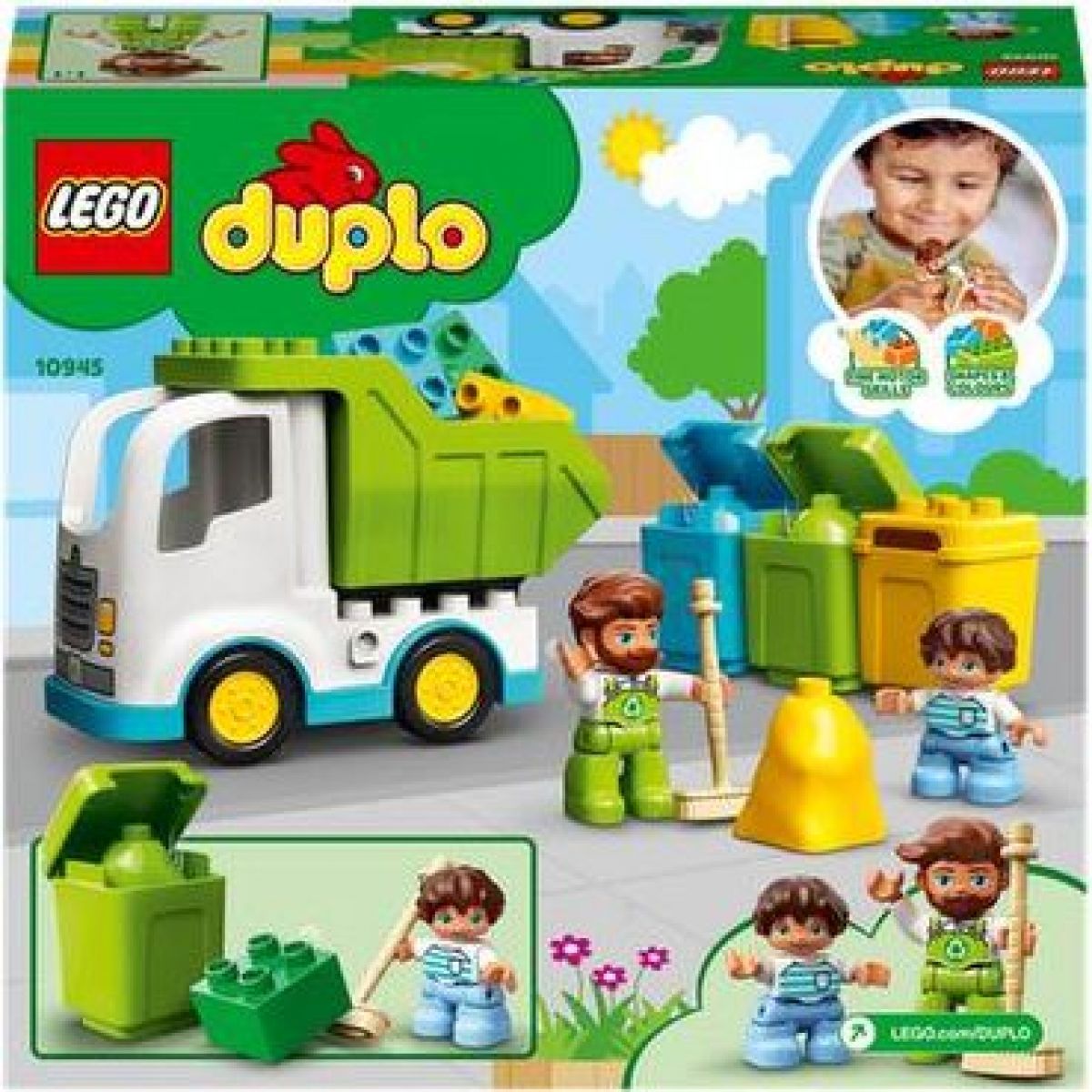LEGO® DUPLO® Town 10945 Popelářský vůz a recyklování - obrázek 10