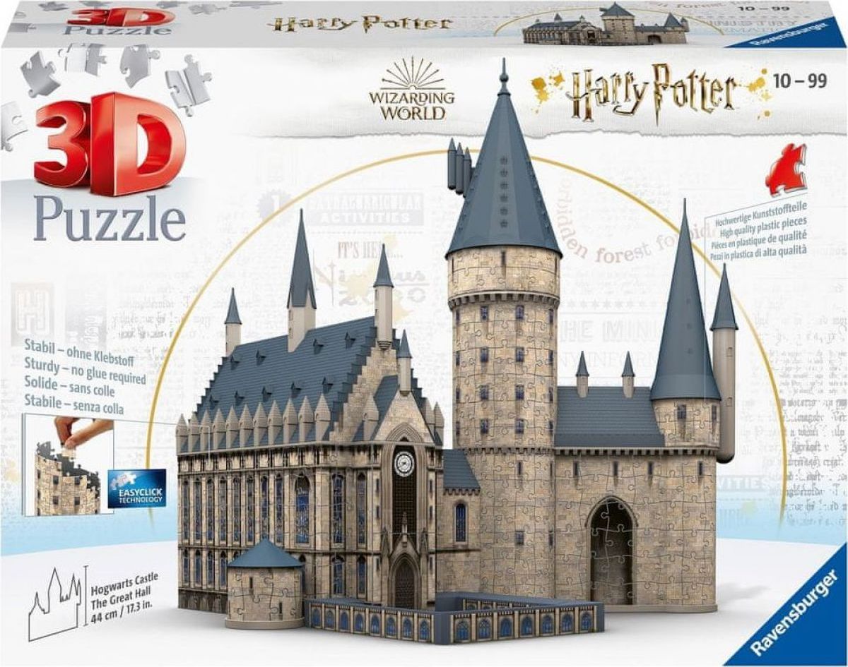 Ravensburger 3D Puzzle Harry Potter Bradavický hrad 540 dílků - obrázek 1