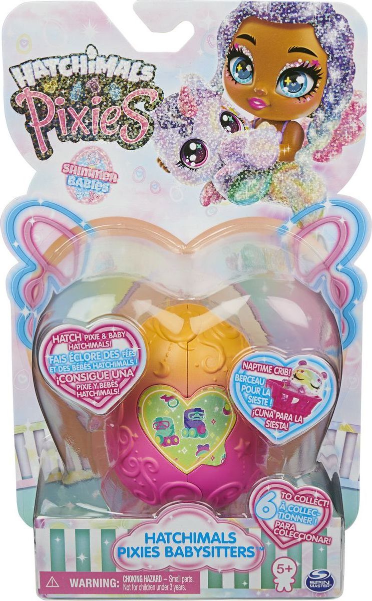 Hatchimals Pixies Chůvička s miminkem a doplňky - obrázek 1