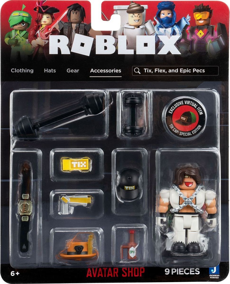 TM Toys Roblox Avatar Shop Tix, Flex and Epic Pecs - obrázek 7