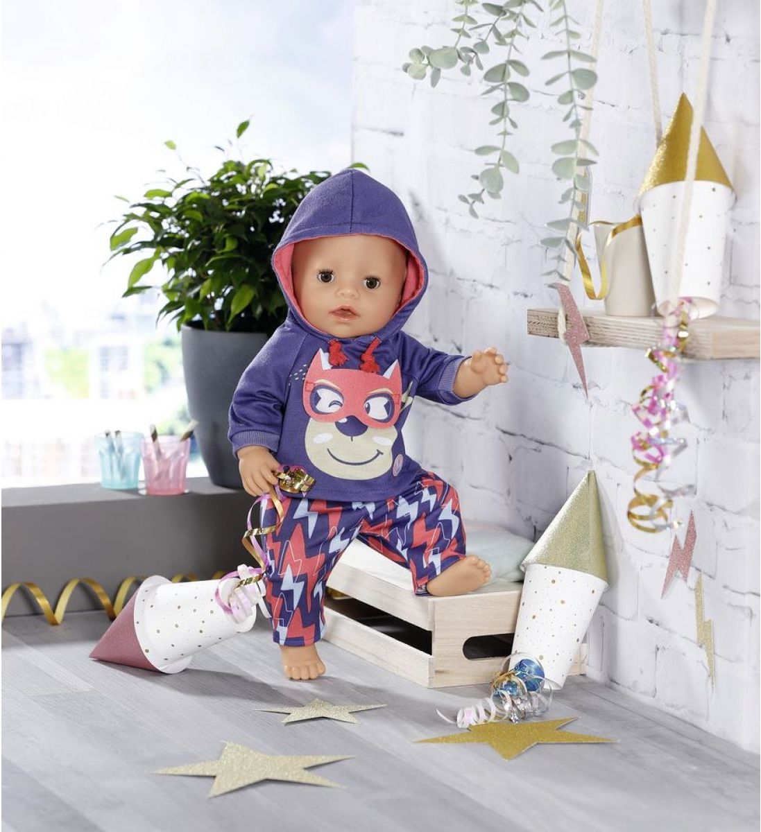 Baby Born Klučičí oblečení Narozeninová edice 43 cm - obrázek 7