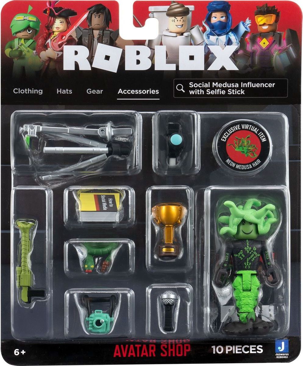 TM Toys Roblox Avatar Shop Social Medusa Influencer se selfie tyčkou - obrázek 6