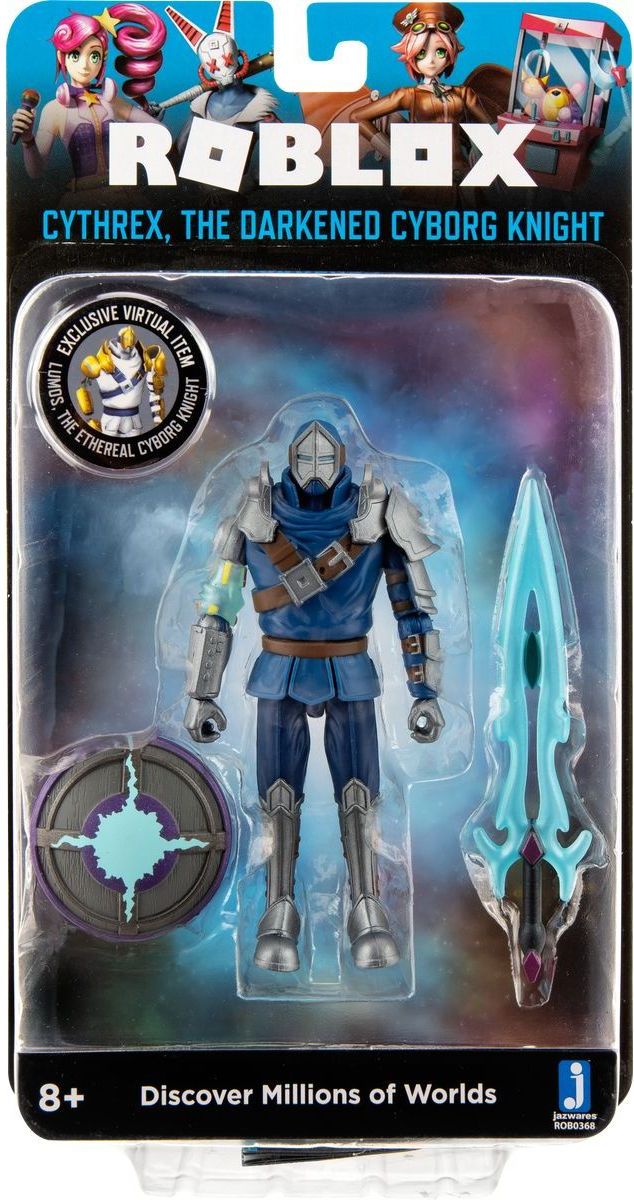TM Toys Roblox Imagination Cythrex The Darkened Cyborg Knight W8 a 1 kus příslušenství - obrázek 5