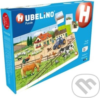 HUBELINO Puzzle - Život na farmě - LEGO - obrázek 1