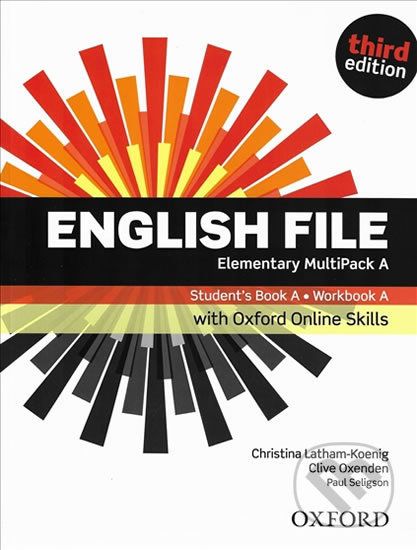 New English File: Elementary - MultiPACK A with Online Skills - Clive Oxenden, Christina Latham-Koenig - obrázek 1