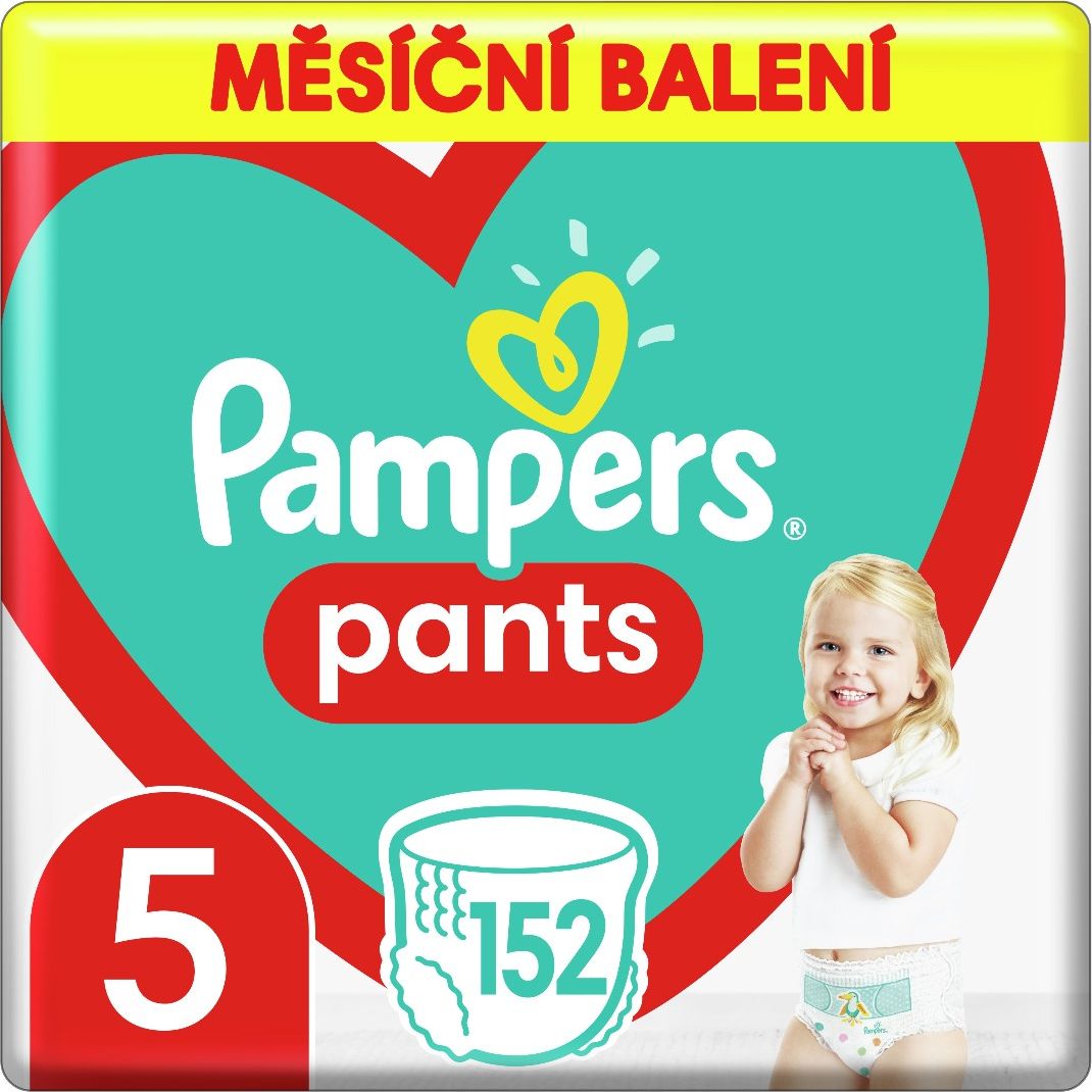 PAMPERS ActivePants 5 JUNIOR 12-17 kg 152 ks - obrázek 3