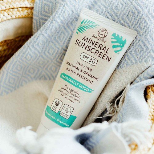 Suntribe Přírodní opalovací minerální krém pro tělo a obličej SPF30 100 ml - obrázek 2