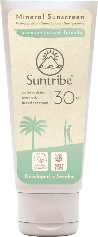 Suntribe Přírodní opalovací minerální krém pro tělo a obličej SPF30 100 ml - obrázek 1
