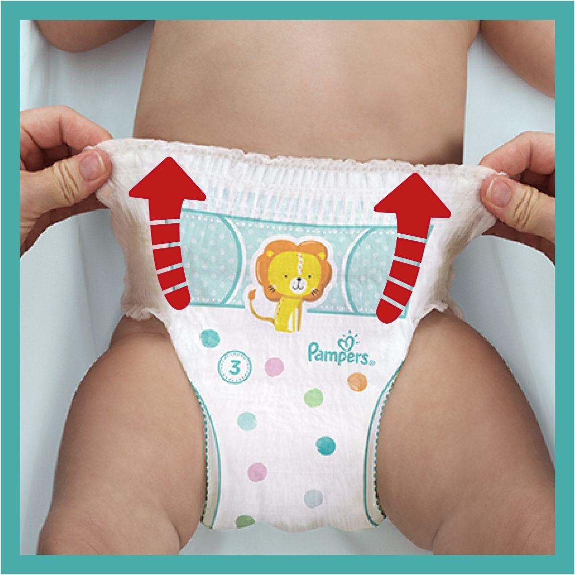 Pampers Pants Maxi+ 4+ 9-15 kg Jumbo Pack 50 ks - obrázek 4