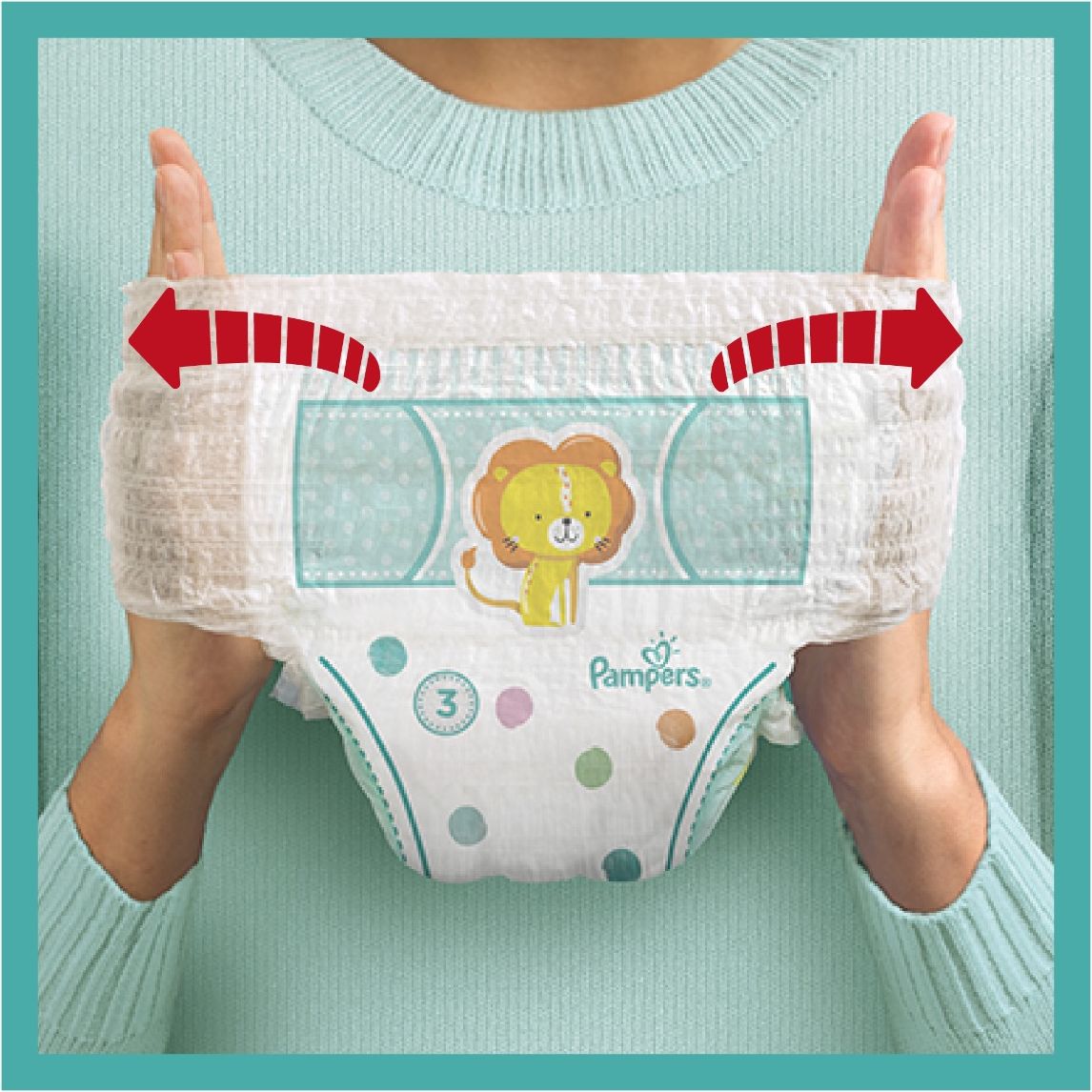 Pampers Pants Maxi+ 4+ 9-15 kg Jumbo Pack 50 ks - obrázek 7