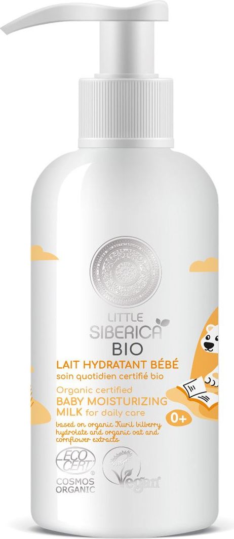 Little siberica organické certifikované hydratační mléko pro každodenní péči 250 ml - obrázek 1