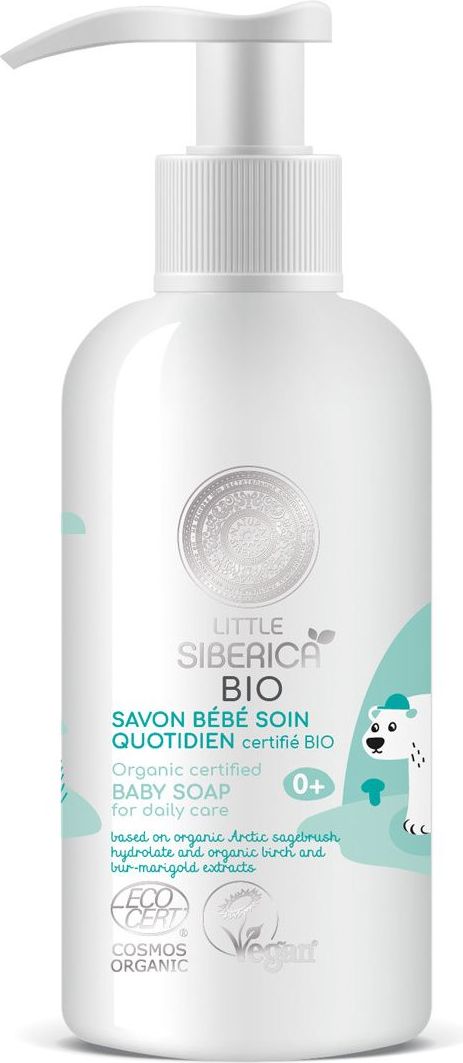 Little siberica organické certifikované mýdlo pro děti na každodenní péči 250 ml - obrázek 1