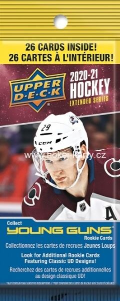 Upper Deck 2020-21 NHL Upper Deck Extended Series Hockey Fat pack - hokejové karty - obrázek 1