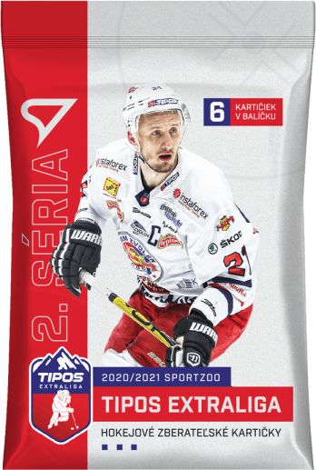 Sportzoo Hokejové karty Tipos extraliga 2020-21 Hobby Balíček 2. série - obrázek 1