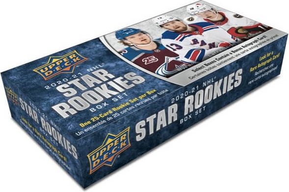 Upper Deck 2020-21 NHL Upper Deck Rookie box set - hokejové karty - obrázek 1