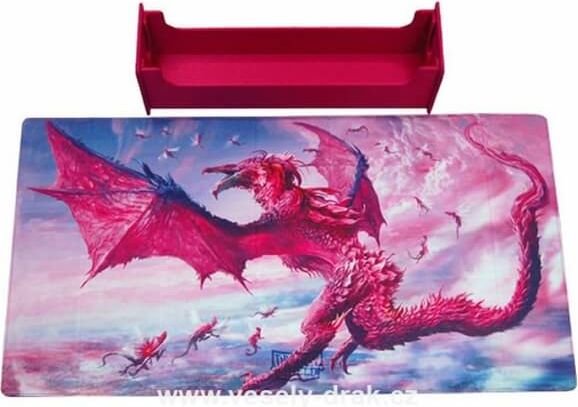 Ultimate Guard Kombinovaná krabice a podložka v jednom Dragon Shield Nest 500 - Magic Carpet Pink - obrázek 1