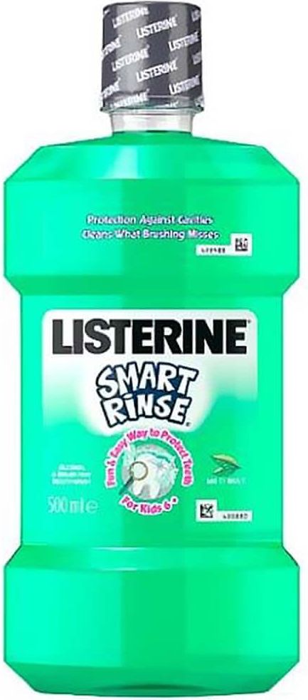 Listerine Mint ústní voda pro děti 500 ml - obrázek 1