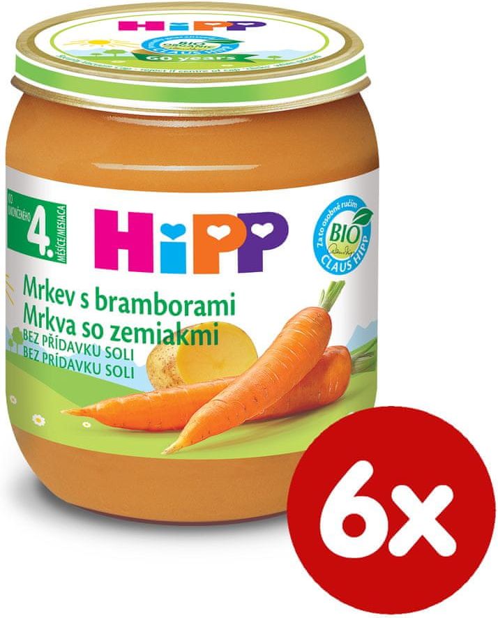 HiPP BIO Karotka s brambory - 6 x 125g - obrázek 1