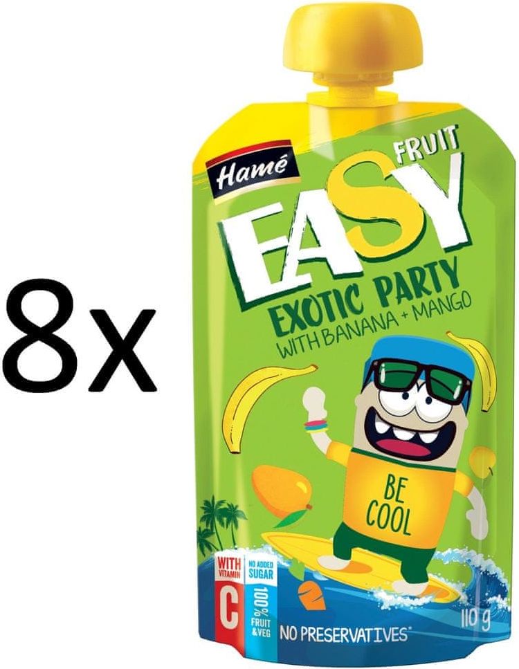 Hamé 8x Easy Fruit EP banán + mango - 110g - obrázek 1