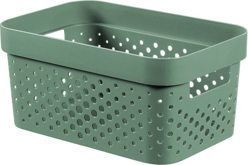Curver Úložný box INFINITY 4,5 l recyklovaný plast zelený - obrázek 1