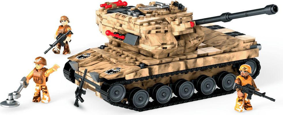 MEGA BLOKS Vojenský tank - obrázek 1