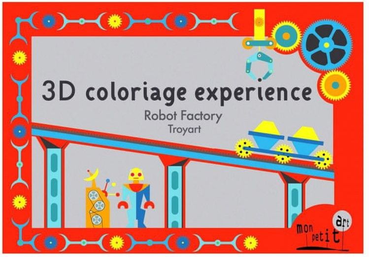 Mon Petit Art - 3D color box - roboti - obrázek 1
