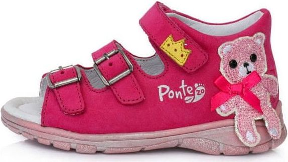 Ponte 20 dívčí kožené sandály PS121-DA05-1-875 26 růžová - obrázek 1