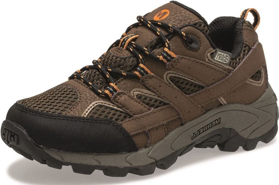 Merrell dětská outdoorová obuv Moab 2 Lace Waterproof MK262952 31 hnědá - obrázek 1