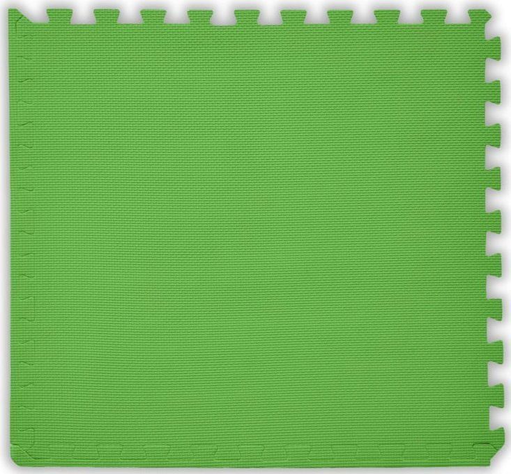 BABY Pěnový koberec tl. 2 cm - světle zelený 1 díl s okraji - obrázek 1