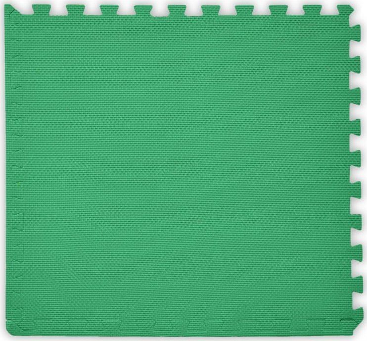 BABY Pěnový koberec tl. 2 cm - tmavě zelený 1 díl s okraji - obrázek 1