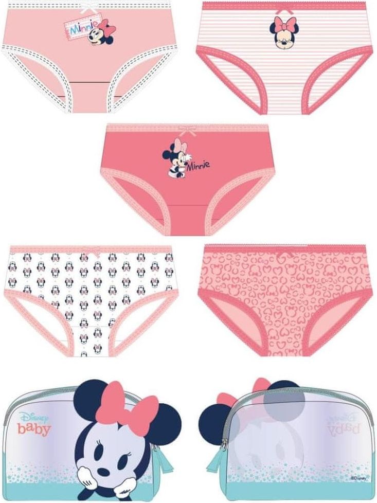 Disney dívčí 5pack kalhotky 2200007393 92 růžová - obrázek 1
