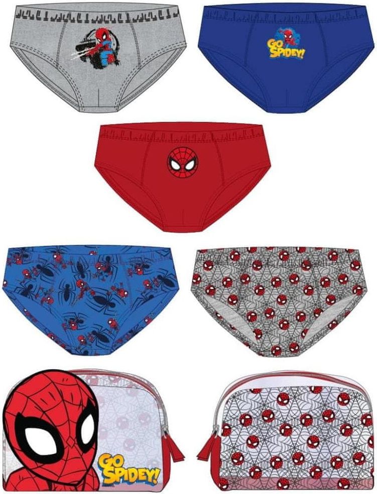Disney chlapecké 5pack slipy Spiderman 2200007407 92-98 vícebarevná - obrázek 1