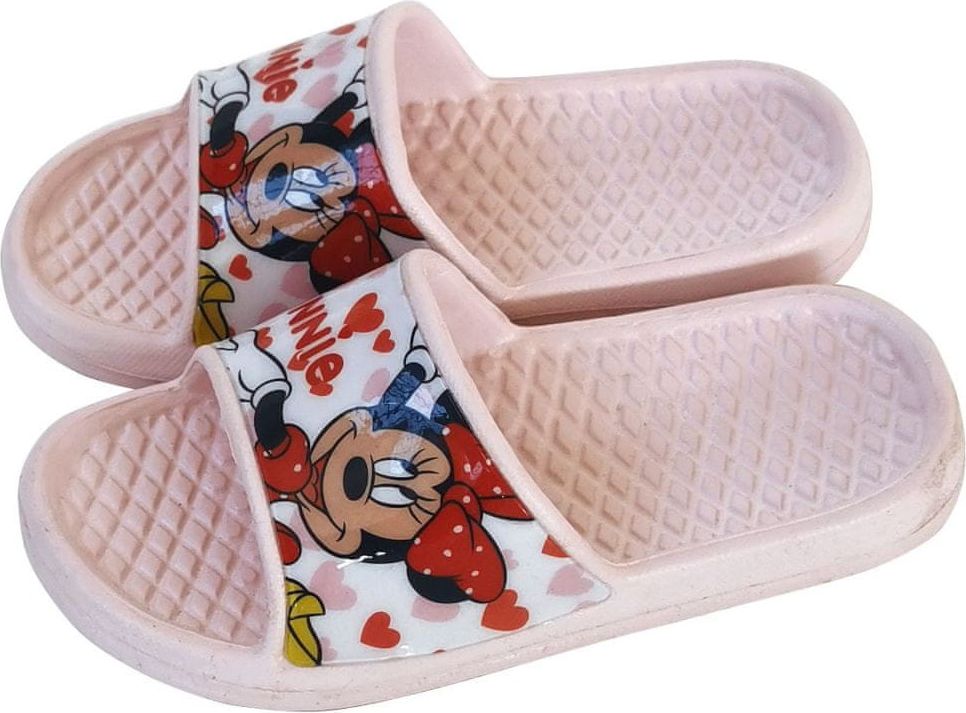 Disney dívčí pantofle Minnie WD13585 24 růžová - obrázek 1