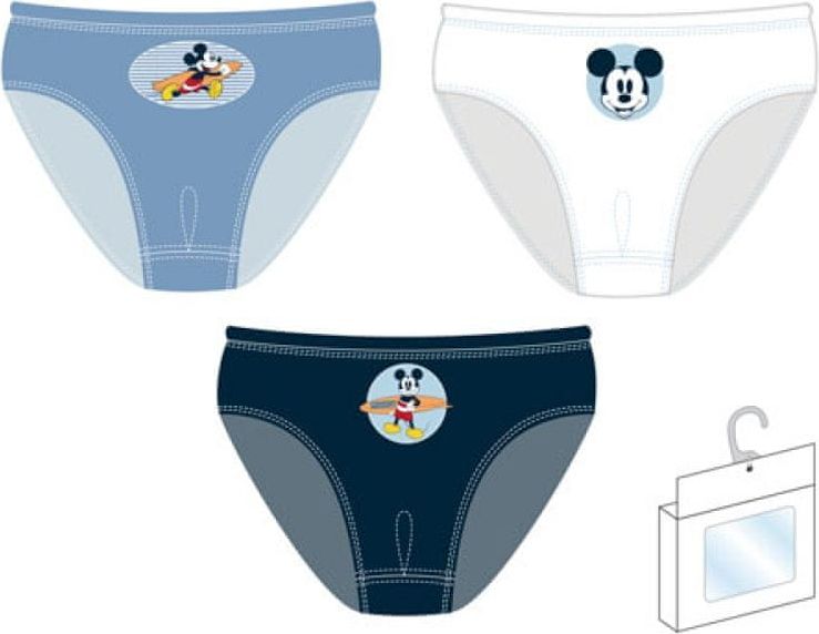 Disney chlapecké 3pack slipy Mickey Mouse WD13598 98 - 104 modrá - obrázek 1