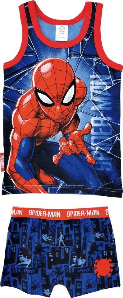 Disney chlapecké pyžamo Spiderman SM13515 104 - 110 modrá - obrázek 1