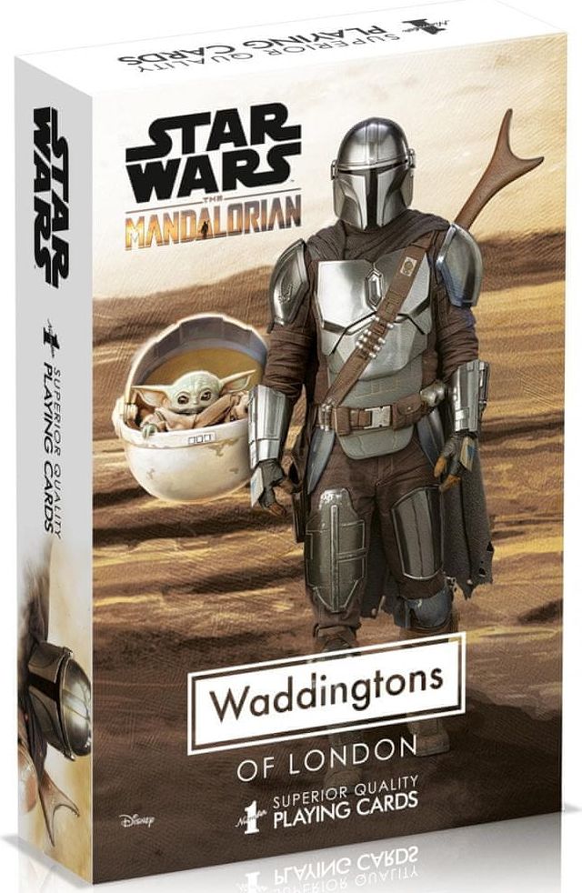 Winning Moves Hrací karty Waddingtons Star Wars: The Mandalorian - obrázek 1