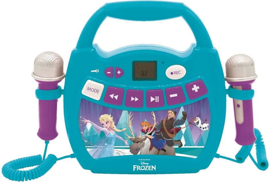 Lexibook Disney Frozen Lehký Bluetooth reproduktor s mikrofonem a dobíjecí baterií - obrázek 1
