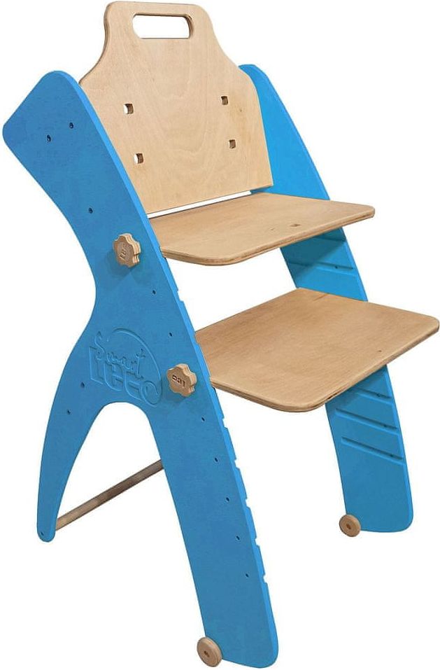 Smart Leo SIMPLE Vysoká židle - modrá - obrázek 1