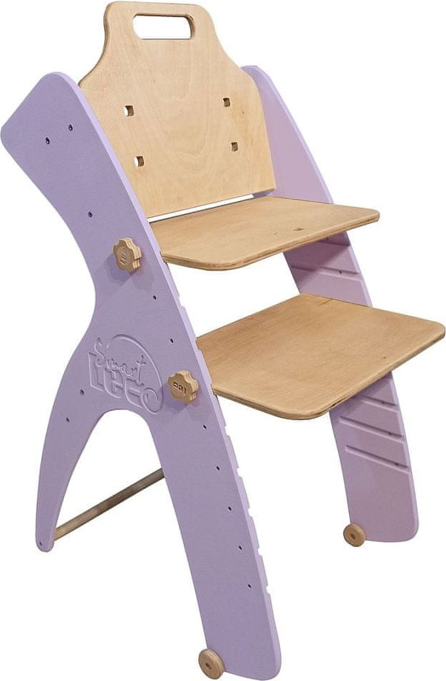 Smart Leo SIMPLE Vysoká židle - levandulová fialová - obrázek 1