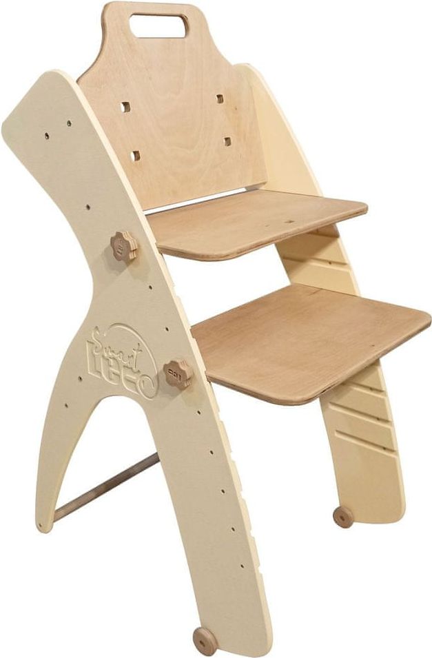 Smart Leo SIMPLE Vysoká židle - smetanová bílá - obrázek 1