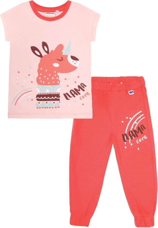 WINKIKI dívčí pyžamo WKG01761-215 98 růžová - obrázek 1