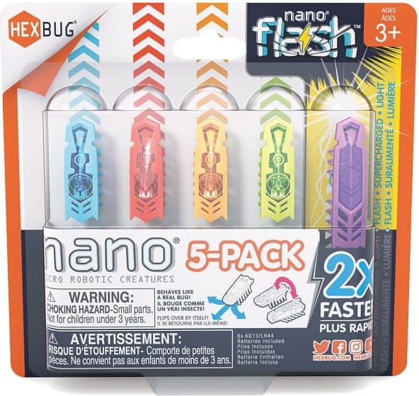 Hexbug Nano 5pack - Nano + 1 Flash - obrázek 1