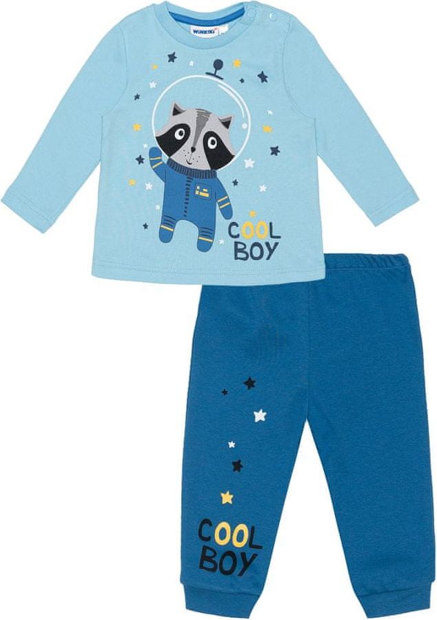 WINKIKI chlapecké pyžamo Cool Boy WNB02882-056 74 modrá - obrázek 1