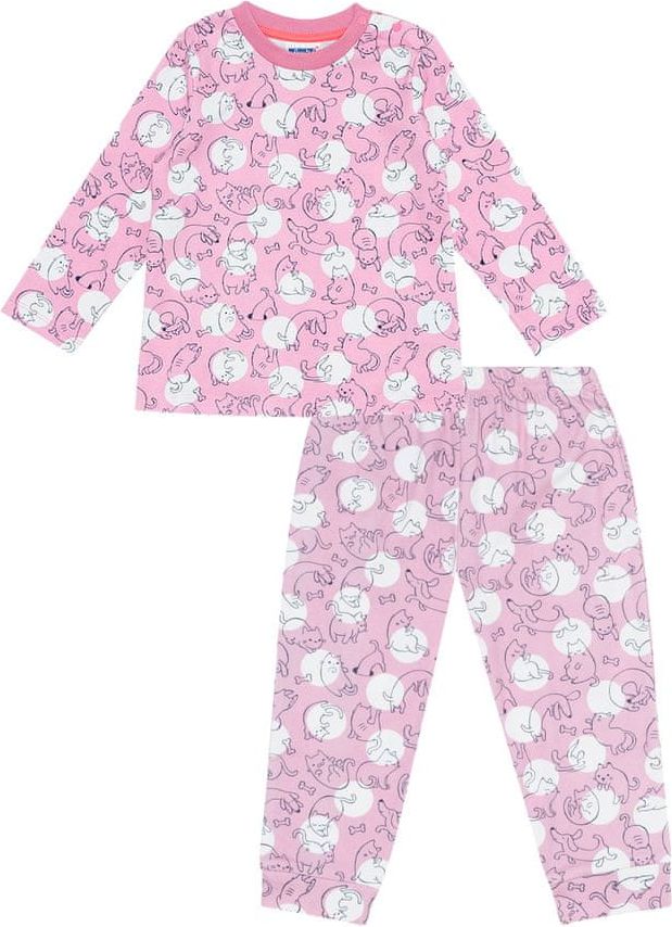WINKIKI dívčí pyžamo Dreaming WNG11956-210 74 růžová - obrázek 1
