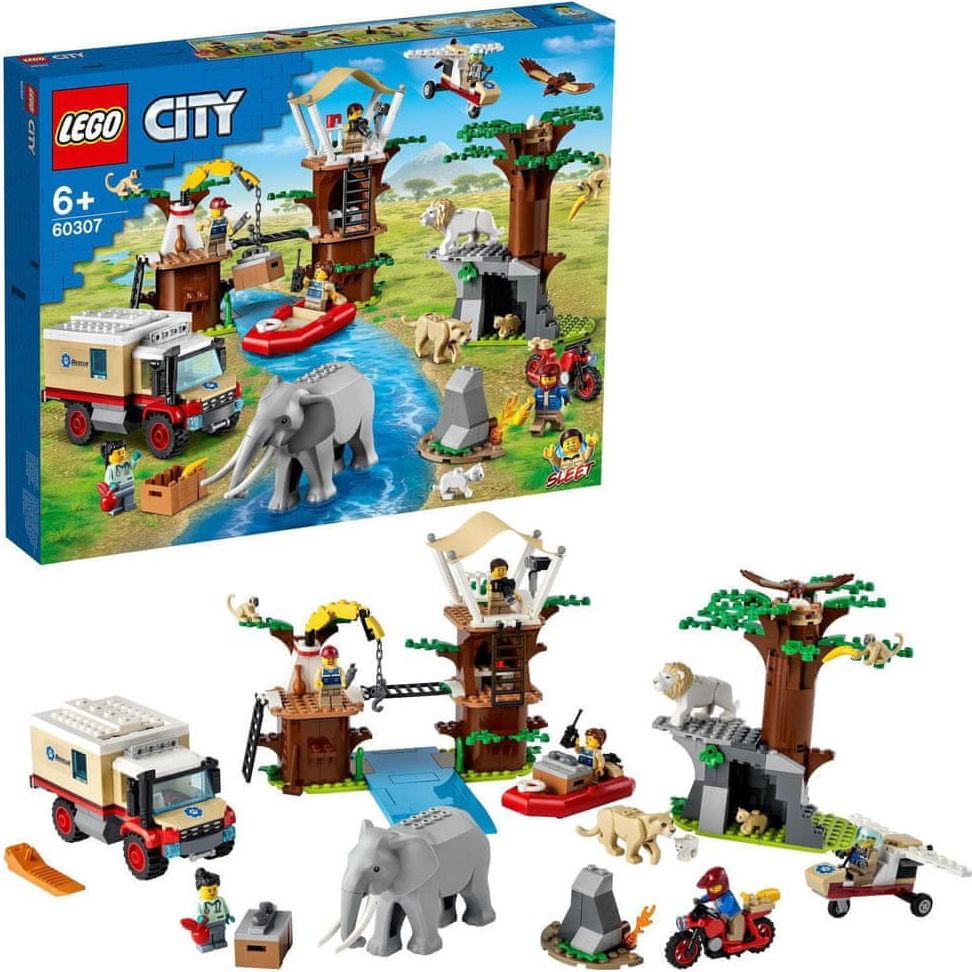 LEGO City 60307 Záchranářský kemp v divočině - obrázek 1