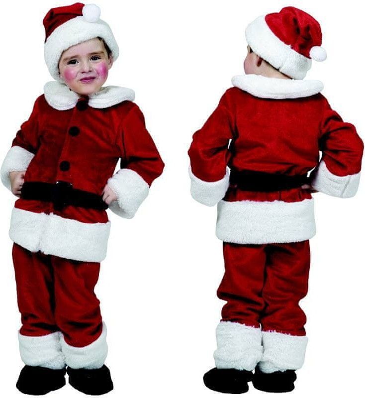 funny fashion Dětský kostým Santa Claus 98 - obrázek 1